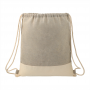 Duffle Bags & Sacks - Split Recycled Cotton Drawstring Bag
