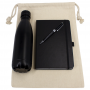 Duffle Bags & Sacks - Gift Set - Cotton Drawstring Bag, Insulated Bottle, Journal & Pen