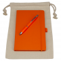 Gift Set - Drawstring Bag + JournalBook + Pen