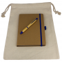 Gift Set - Drawstring Bag + JournalBook + Pen