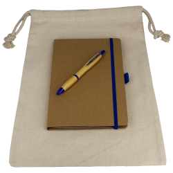 Duffle Bags & Sacks - Gift Set - Drawstring Bag + JournalBook + Pen