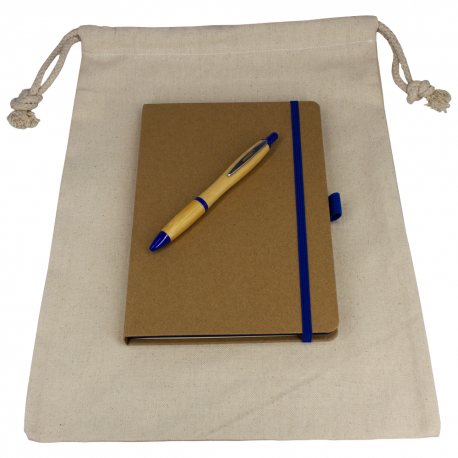 Duffle Bags & Sacks - Gift Set - Drawstring Bag + JournalBook + Pen