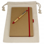 Gift Set - Drawstring Bag + JournalBook + Pen