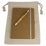 Duffle Bags & Sacks - Gift Set - Drawstring Bag + JournalBook + Pen