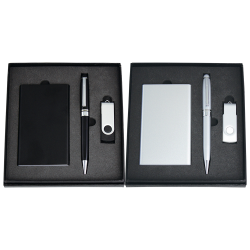 Business Gifts - Powerbank, USB (4GB) and Pen Giftset