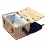 Trekk Wicker Basket With Picnic Table