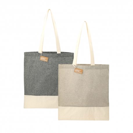 Toiletry Bags - Split Recycled 150ml Cotton Twill Convention Tote
