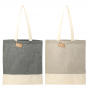 Toiletry Bags - Split Recycled 150ml Cotton Twill Convention Tote