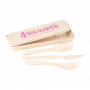 Homeware Products - Bamboo Fiber Cutlery Set in Carry Case