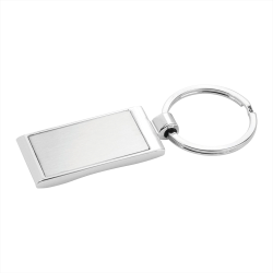 Wave Metal Key Ring