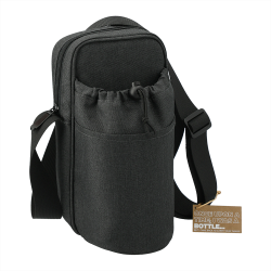 Cooler Bags - Traver RPET Adjustable Bottle Sling Cooler w/ Pouch