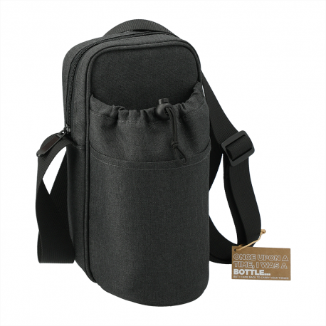 Cooler Bags - Traver RPET Adjustable Bottle Sling Cooler w/ Pouch