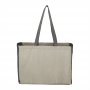 Tote & Calico Bags - Recycled Cotton Contrast Side Shopper Tote