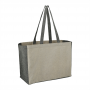 Tote & Calico Bags - Recycled Cotton Contrast Side Shopper Tote