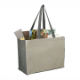 Tote & Calico Bags - Recycled Cotton Contrast Side Shopper Tote