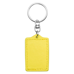 Bonded Leather Keyring