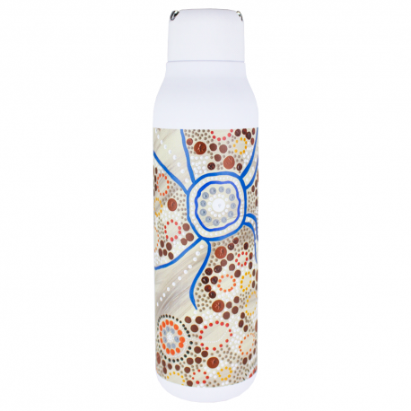 Outdoor Umbrellas - Marka Copper Vac Bottle w/ Metal Loop with Digital Rotary Print - 600ml