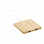 Shopping Tote Bags - FSC Bamboo Wireless Charging Pad with Dual Outputs