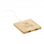FSC Bamboo Wireless Charging Pad with Dual Outputs
