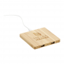 Shopping Tote Bags - FSC Bamboo Wireless Charging Pad with Dual Outputs