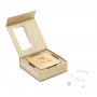 Shopping Tote Bags - FSC Bamboo Wireless Charging Pad with Dual Outputs