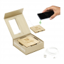Shopping Tote Bags - FSC Bamboo Wireless Charging Pad with Dual Outputs