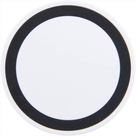 Shopping Tote Bags - Freal Wireless Charging Pad, White/Solid Black