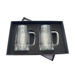 Name & Pin Badges - Bavarian Beer Glass Set 400ml
