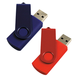 Flash Drives - Rotate USB Lacquered Clip - 4GB