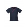 Hospitality - Ladies Contrast Crossover Scrubs Top