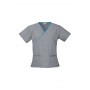 Hospitality - Ladies Contrast Crossover Scrubs Top