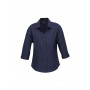 Ladies Corporate Shirts - Ladies Plain Oasis 3/4 Sleeve Shirt