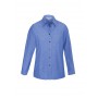 Ladies Corporate Shirts - Ladies Wrinkle Free Chambray Long Sleeve Shirt