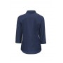Ladies Corporate Shirts - Ladies Micro Check 3/4 Sleeve Shirt