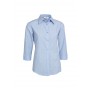 Ladies Corporate Shirts - Ladies Micro Check 3/4 Sleeve Shirt