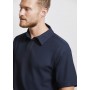 Mens Micro Waffle Polo Shirt