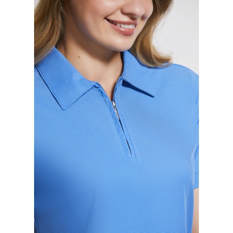 Ladies Promotional Polo Shirts - Ladies Micro Waffle Polo Shirt