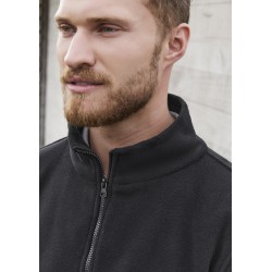 Fleece Tops - Mens Plain Micro Fleece Jacket