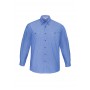 Mens Wrinkle Free Chambray Long Sleeve Shirt