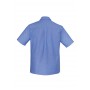 Men's Corporate Shirts - Mens Wrinkle Free Chambray Short Sleeve Shirt