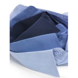 Men's Corporate Shirts - Mens Micro Check Long Sleeve Shirt