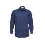 Men's Corporate Shirts - Mens Micro Check Long Sleeve Shirt