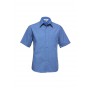 Men's Corporate Shirts - Mens Micro Check Short Sleeve Shirt