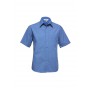 Mens Micro Check Short Sleeve Shirt