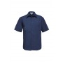 Mens Micro Check Short Sleeve Shirt