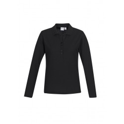 Ladies Promotional Polo Shirts - Ladies Crew L/S Polo Shirt