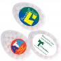 Printed Mint Cards - Egg Shape Sugar Free Breath Mints