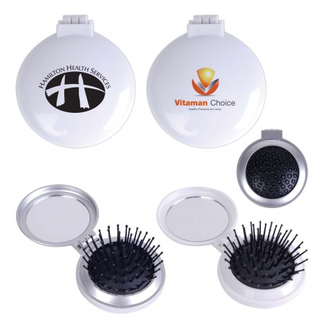 Homeware Products - Compact Pop Up Brush / Mirror Set