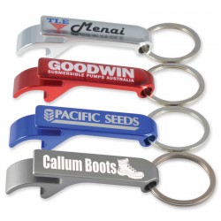 Metal Keyrings - Cheers Bottle Opener / Keytag