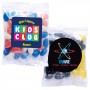 Promotional Jelly Beans - Corporate Colour Mini Jelly Beans in 50 Gram Cello Bag